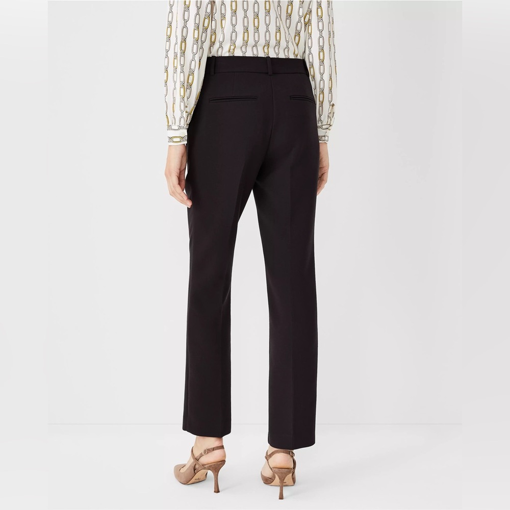 Ann Taylor Black The Petite Sophia Straight Pant - Curvy Fit Size 16 Petite - Picture 2 of 7